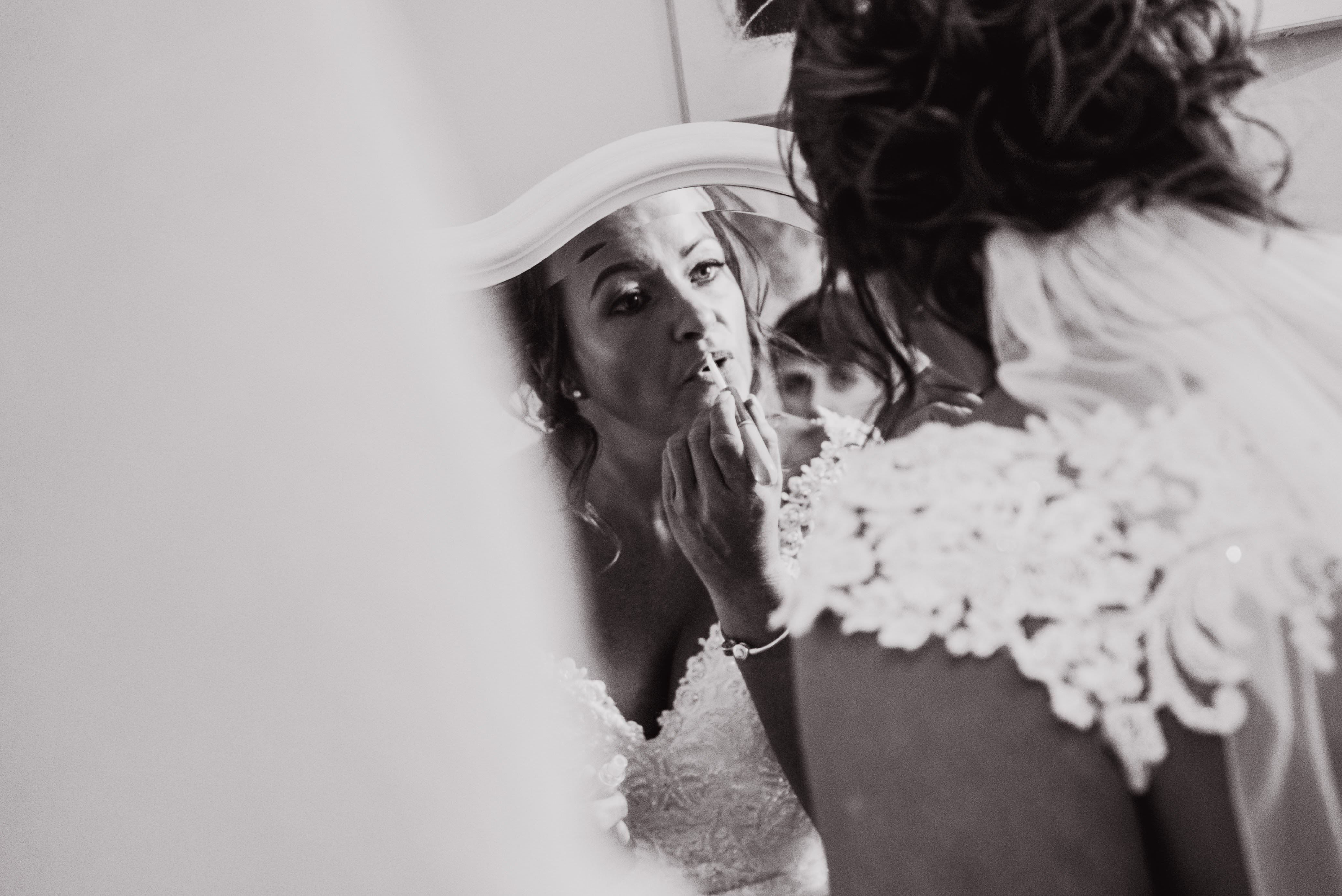 Bridal makeup mirror
