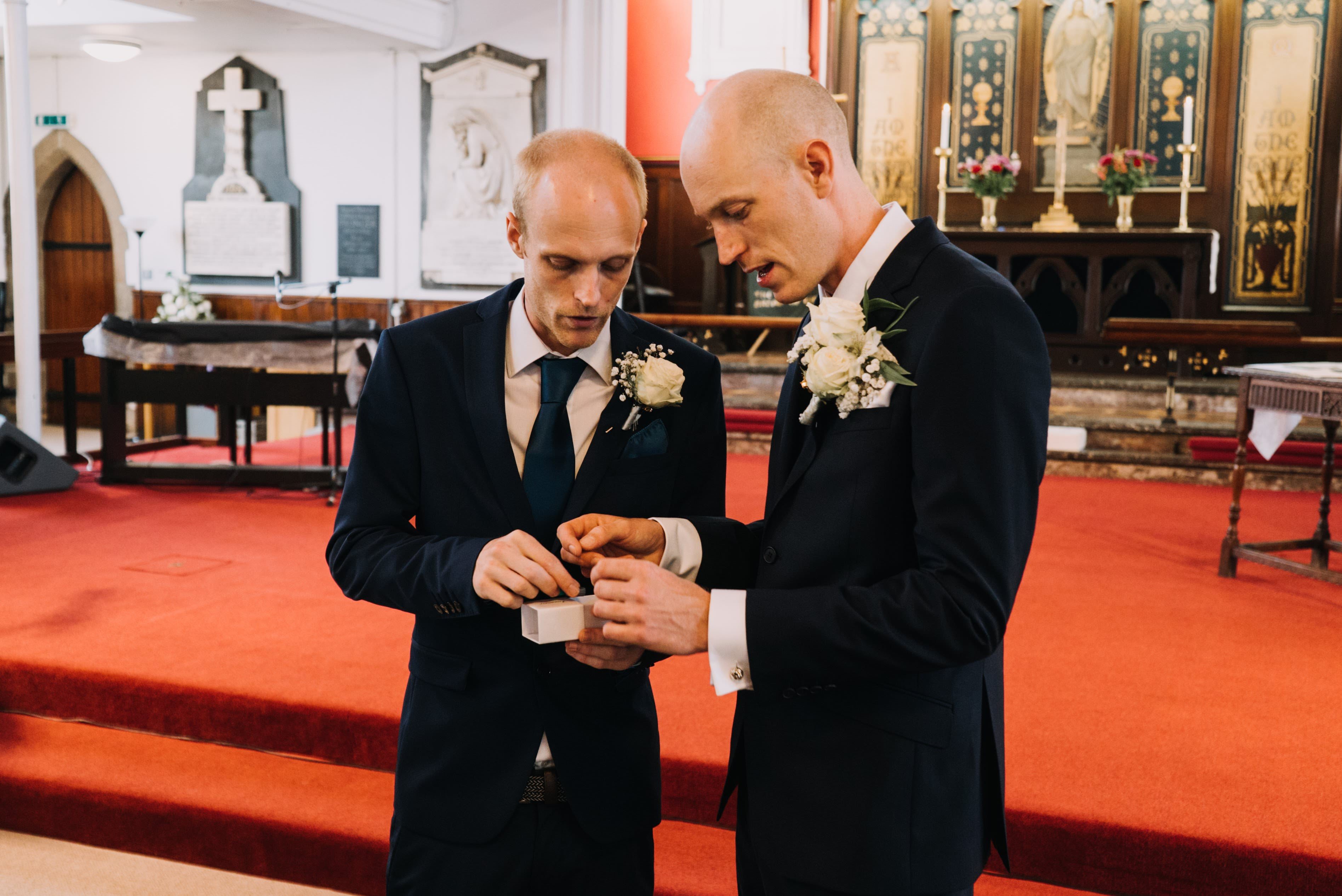 groom & best man