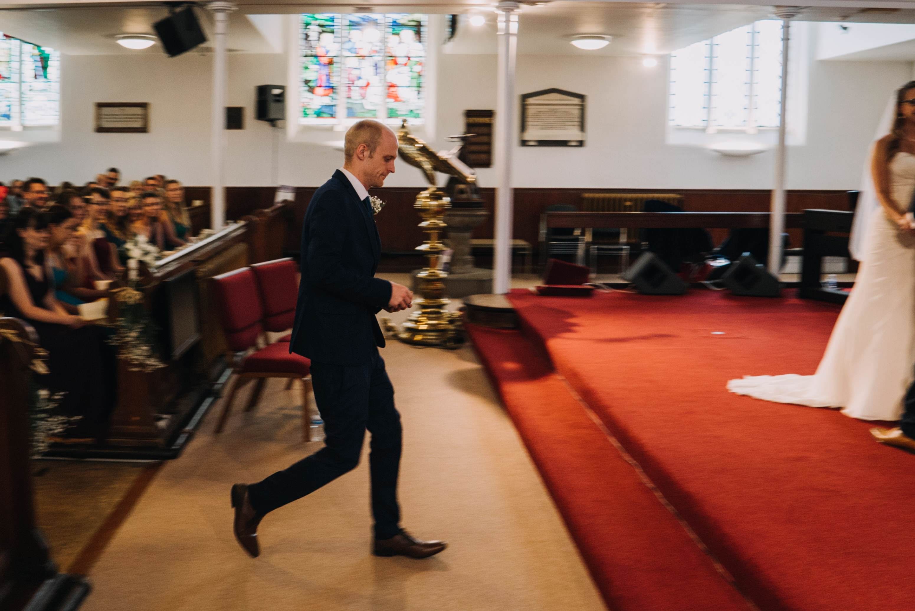 here comes the best man with the rings
