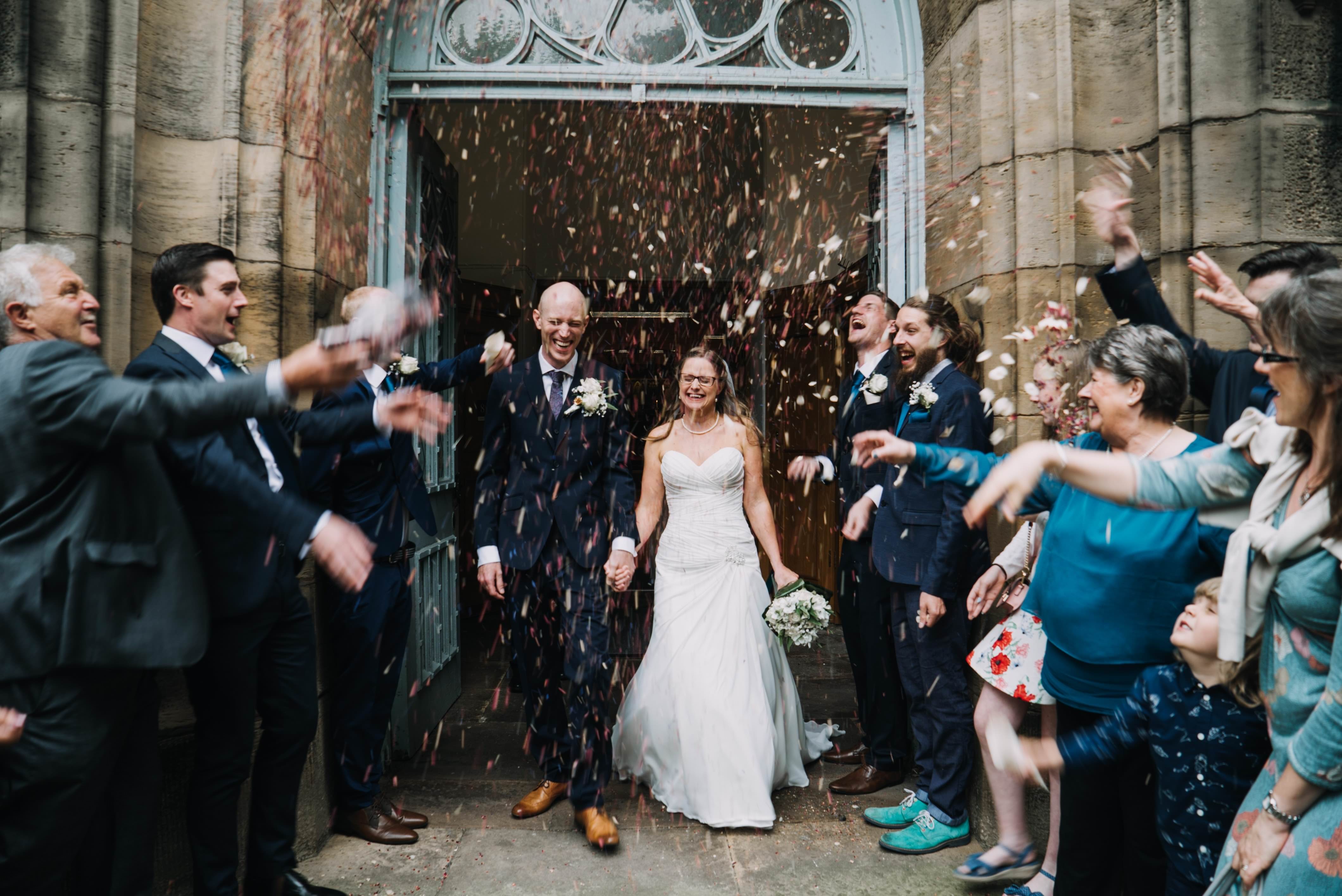 Confetti at St. Peters