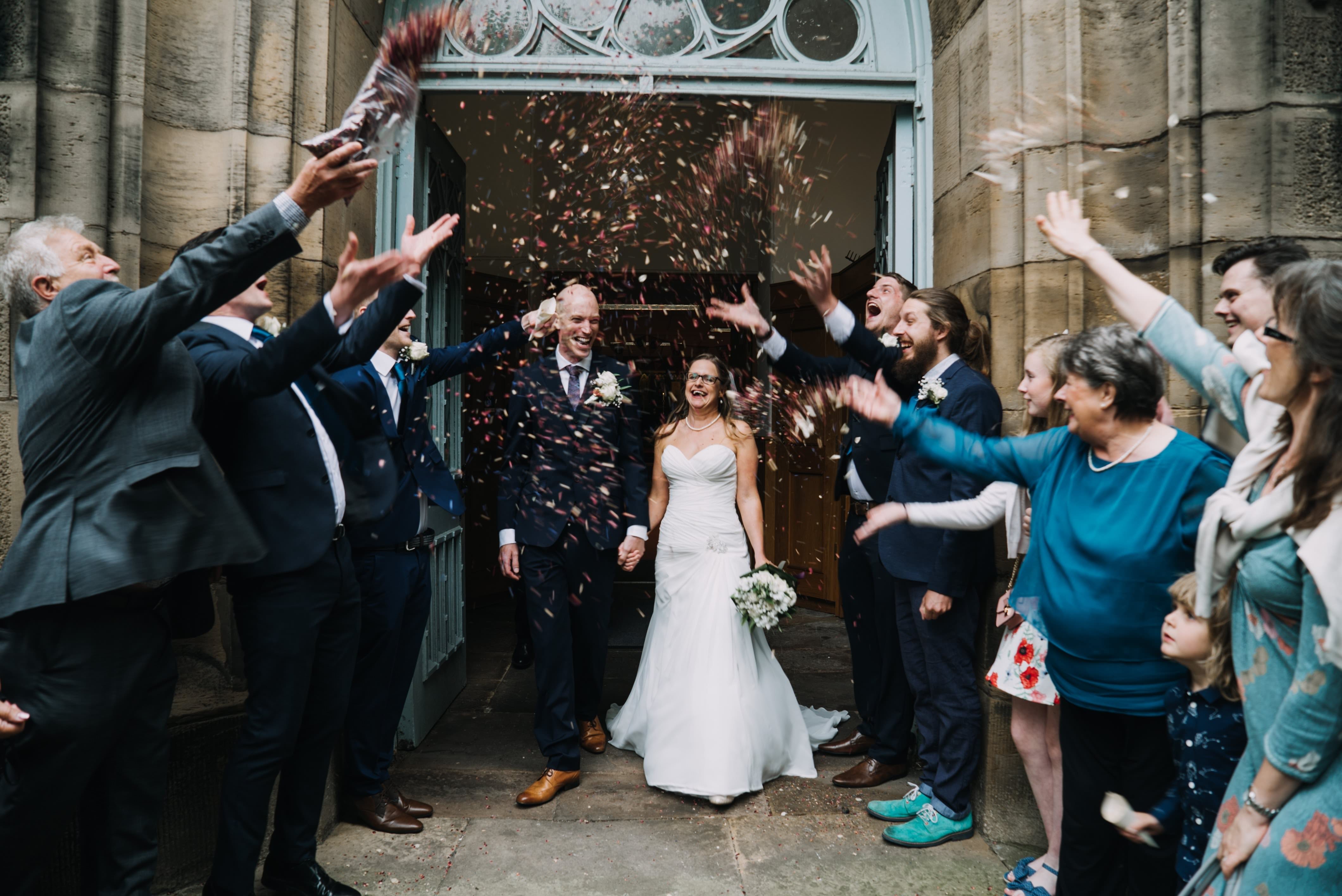 Confetti at St. Peters