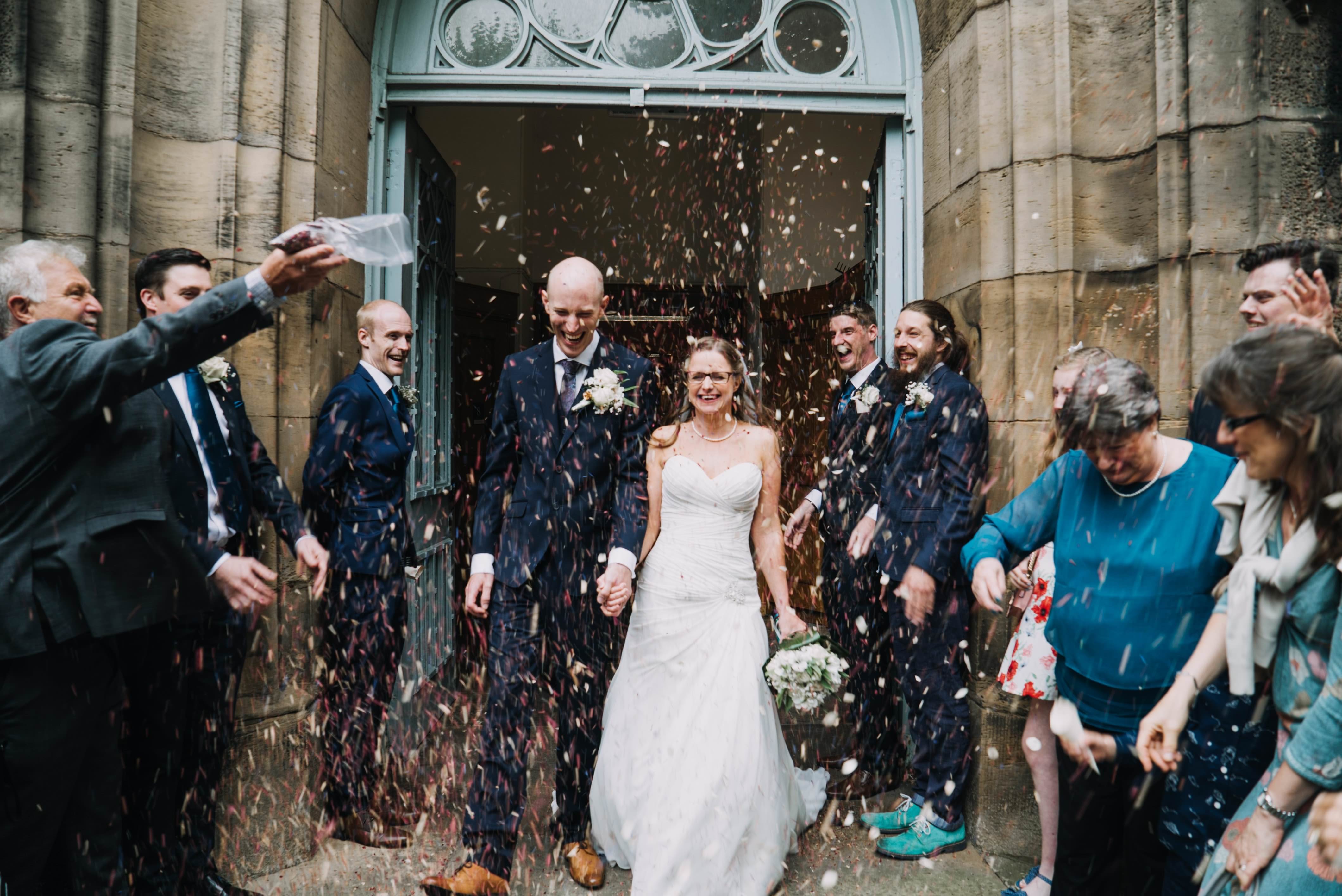 Confetti at St. Peters