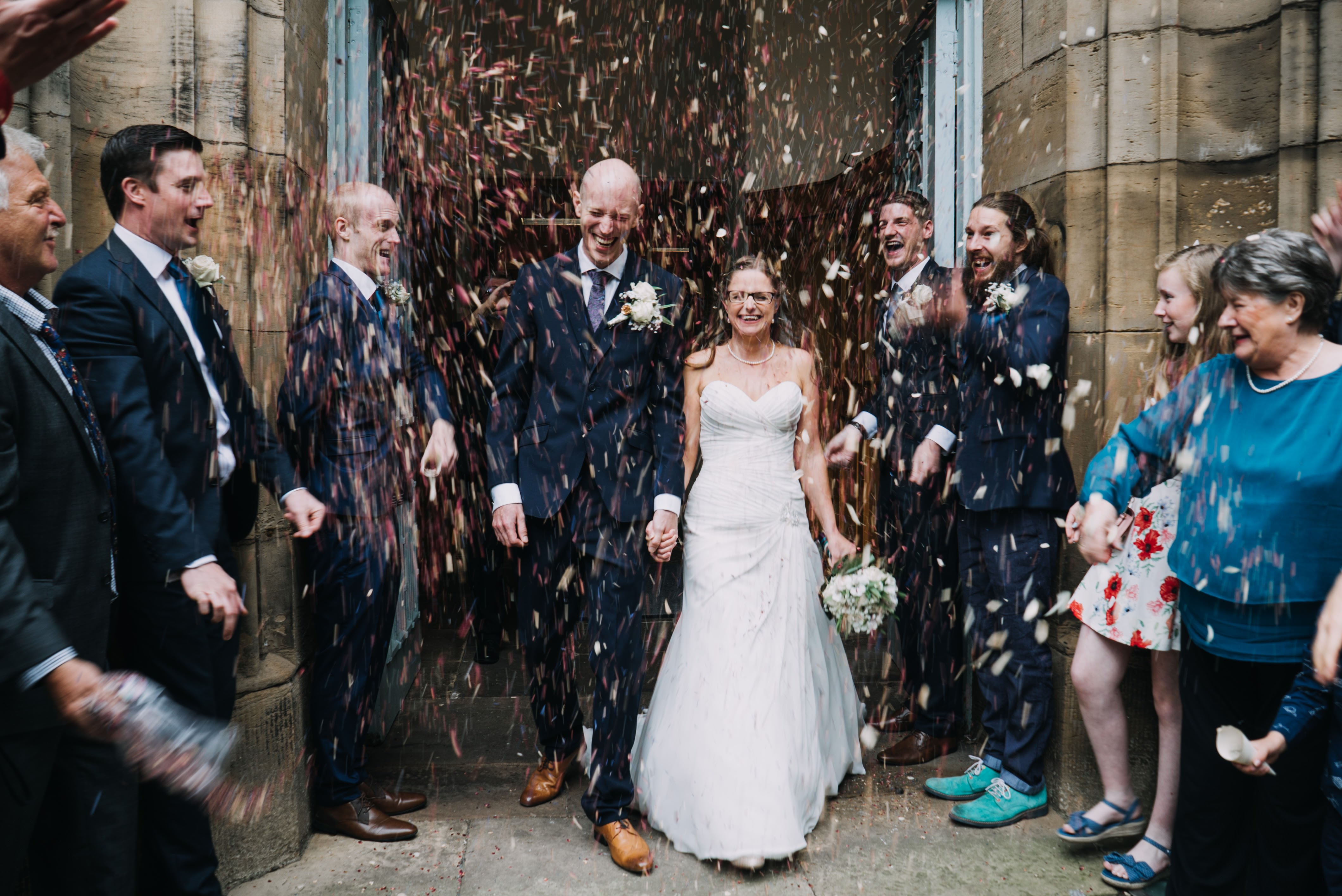 Confetti at St. Peters