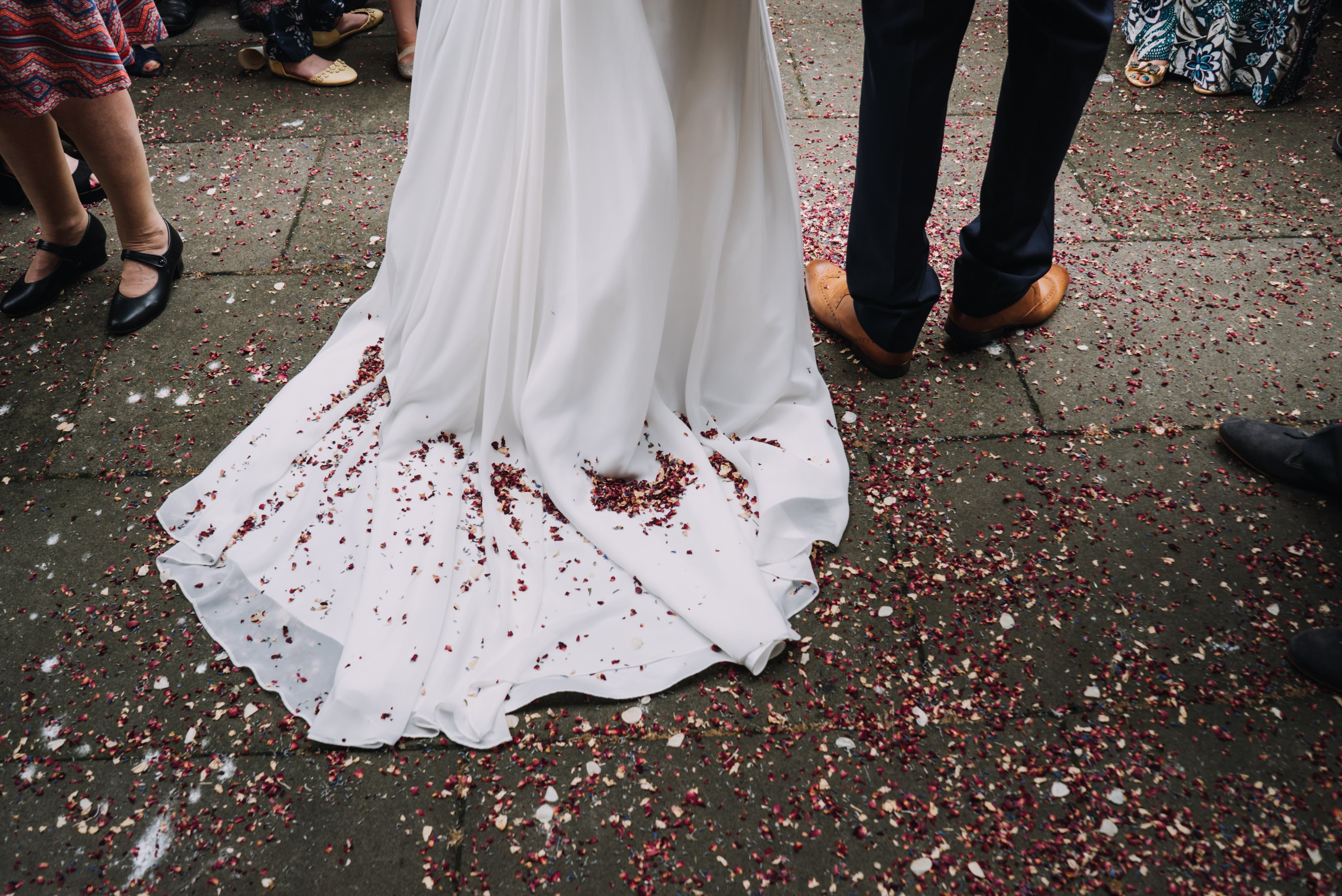 Confetti at St. Peters