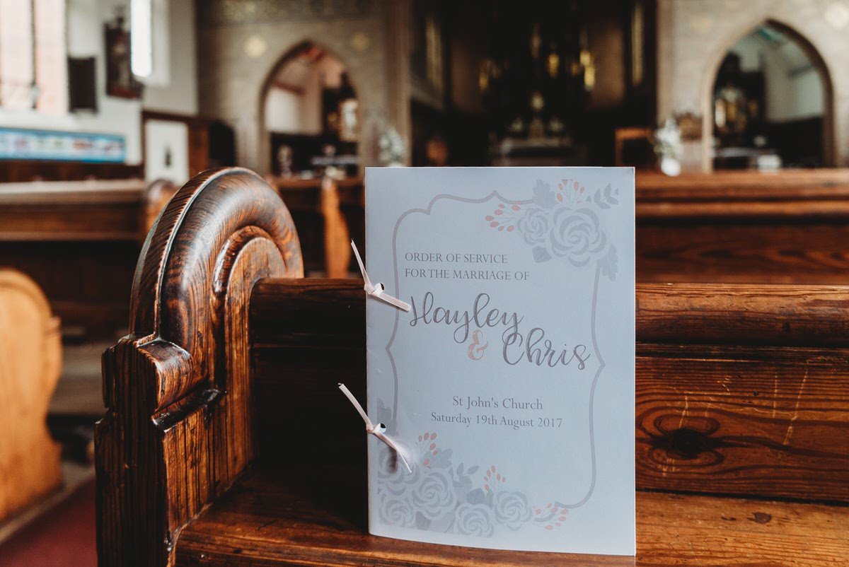 St Johns Chorlton Wedding