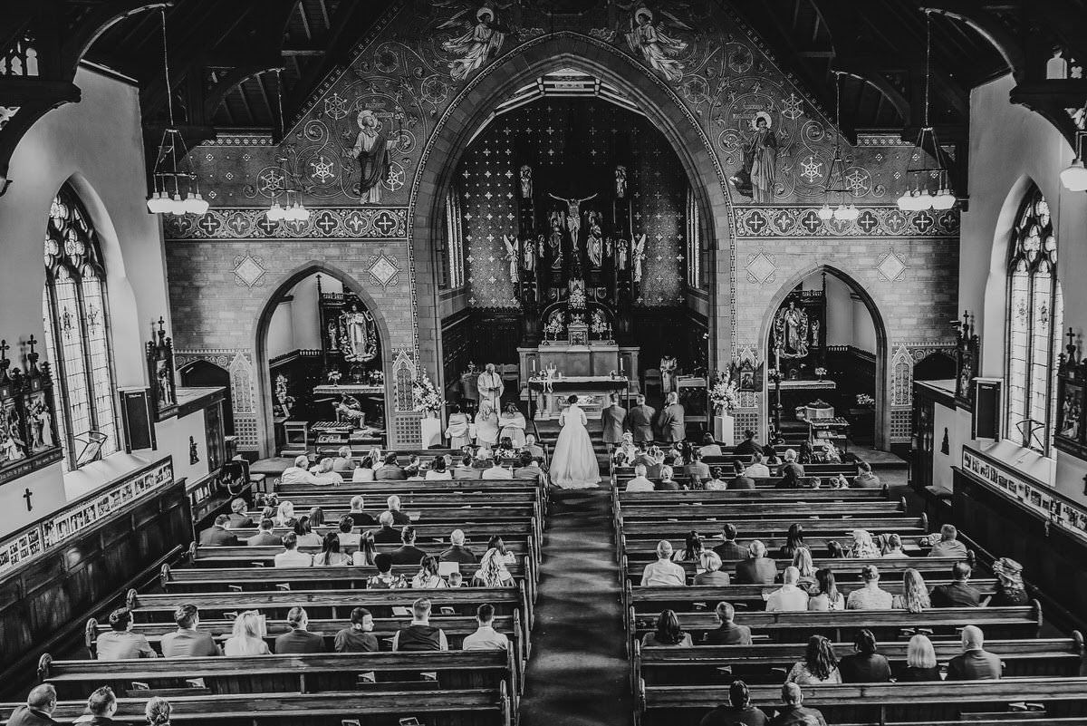 St Johns Chorlton Wedding Groom Colours