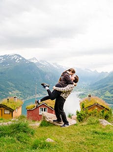 Jon and Mary in Norway