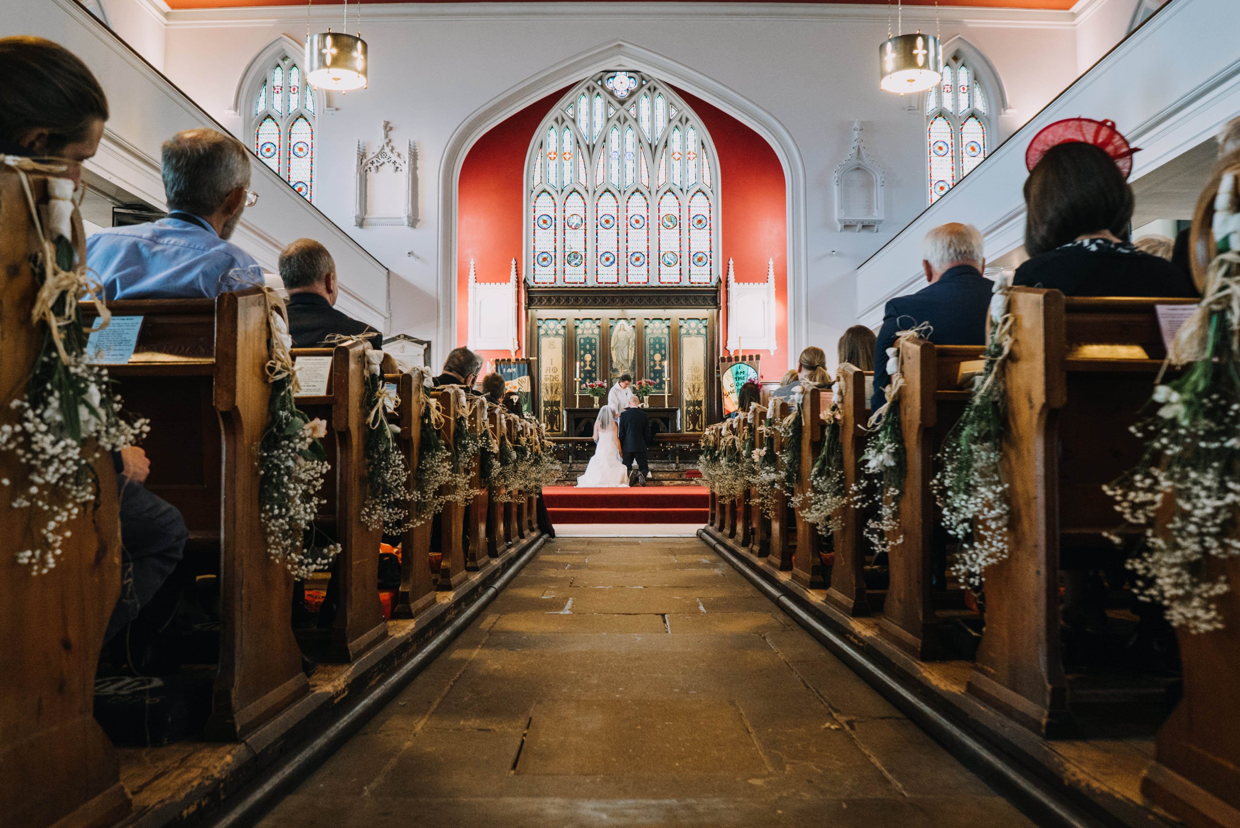 Wedding at St Peters