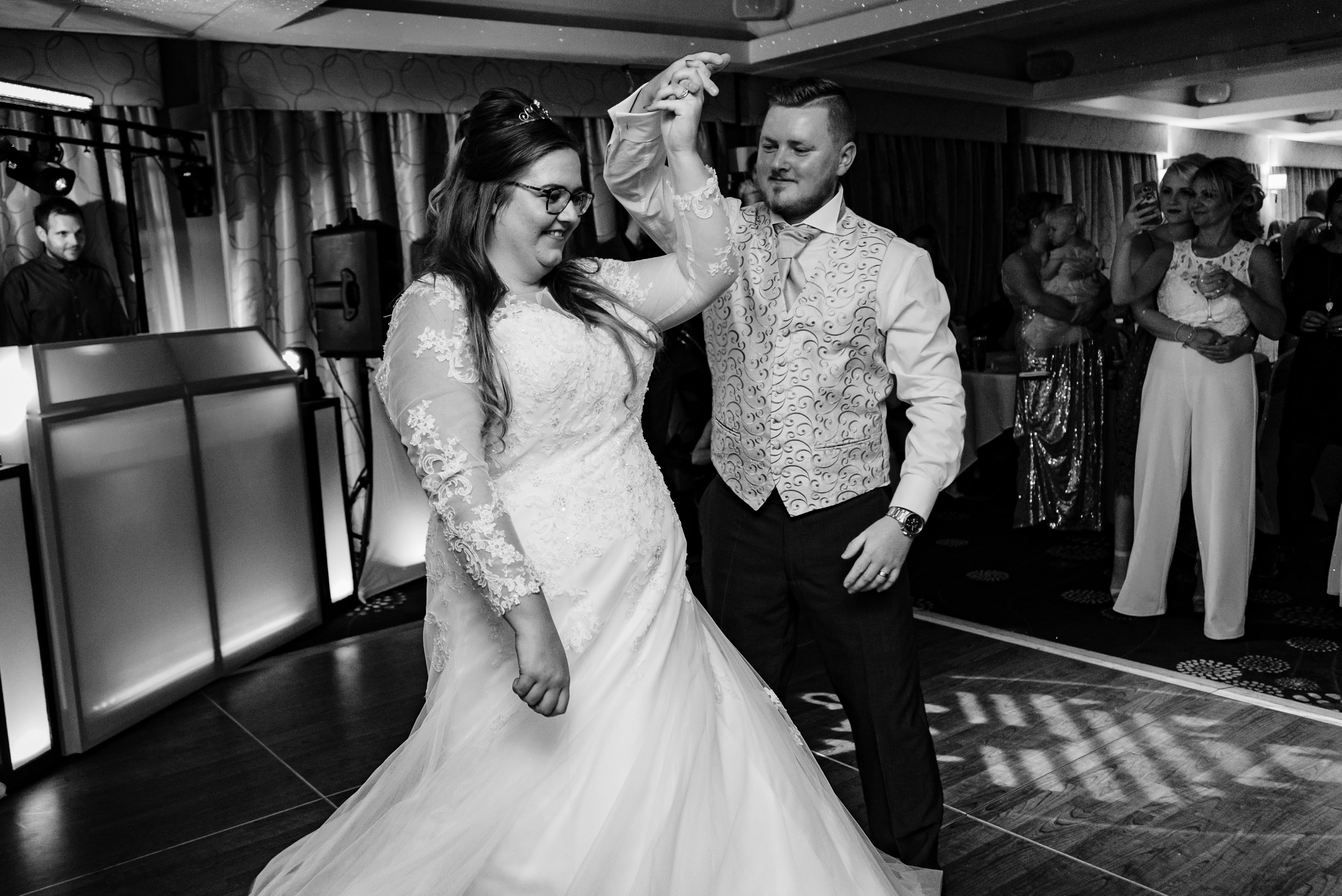 Dancing at York Marriott Hotel Wedding