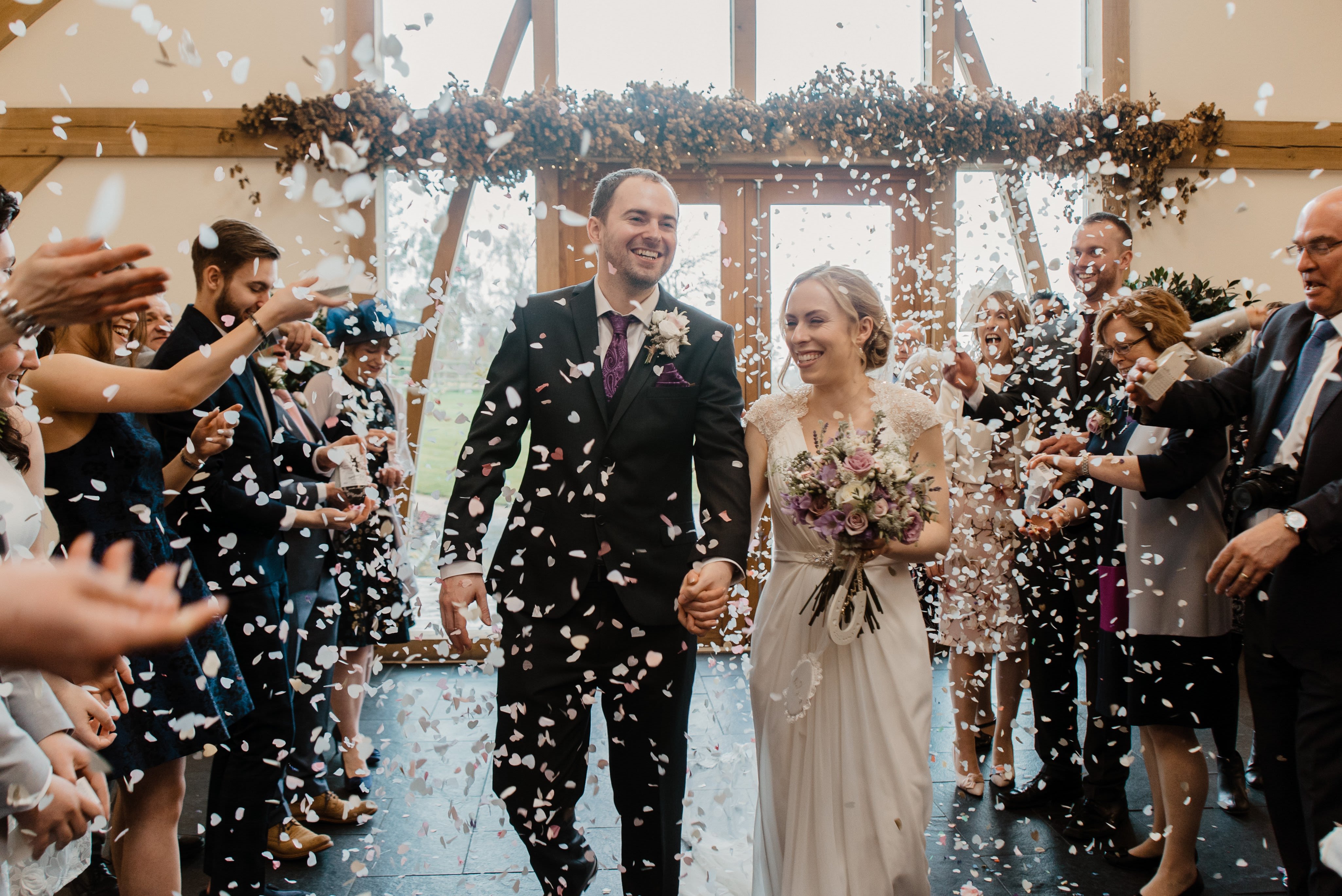 Bride and Groom Wedding Confetti