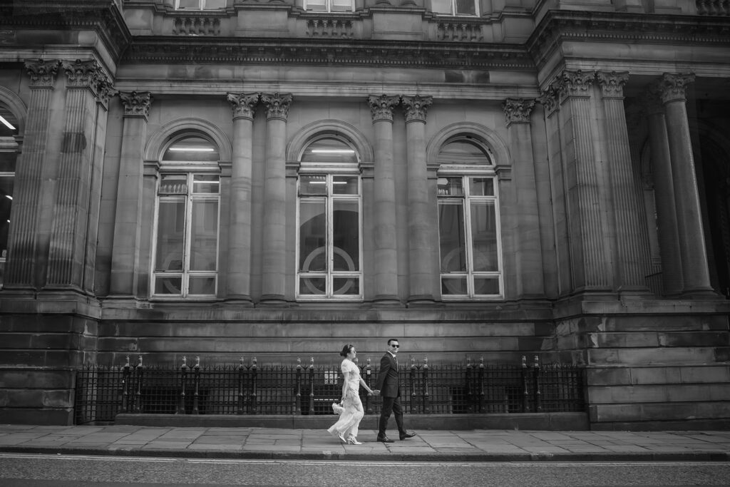 Unposed Wedding Photographer Leeds Civic Hall